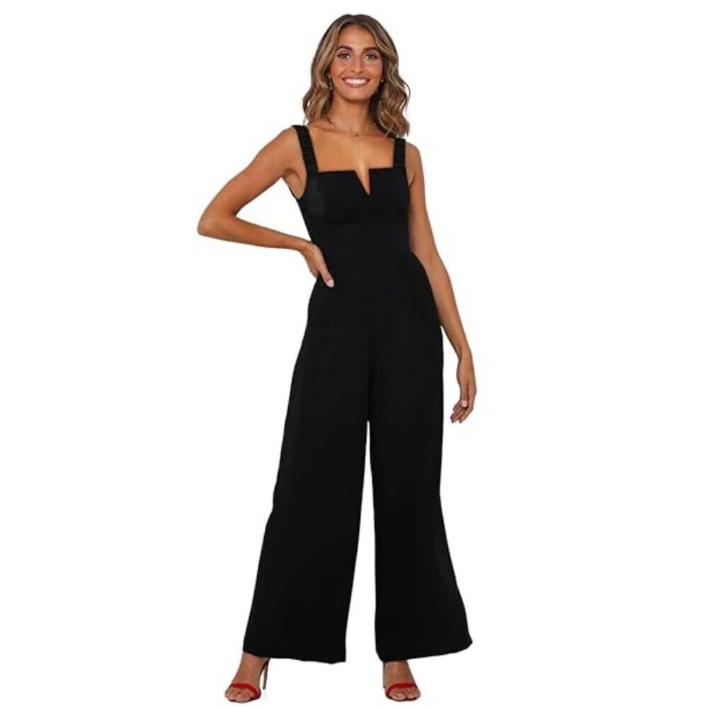 Rolla Coster Summer High Waist Wide Leg One Piece Jumpsuit Small